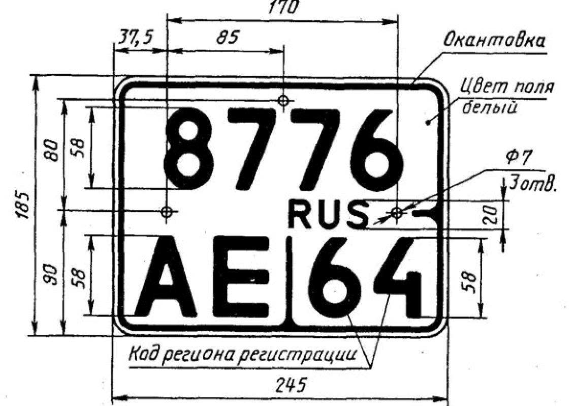 Гос номера обозначение. Габариты номерного знака автомобиля в России. Размер гос номера на трактор. Госномер Тип 1а (квадратный задний).